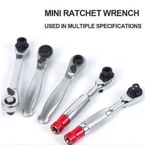 Tooljoy Hot Bán 1/4 Mini Đôi Đầu Cờ Lê 72 Răng Xe Đạp Sửa Chữa Công Cụ Đôi Ổ Cắm Ratchet Cờ Lê - Product Image 4