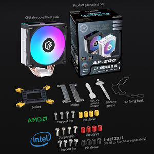 Lovingcool מפעל למכירה ישירה סוג מגדל 4 חום <span class=keywords><strong>cpu</strong></span> קריר יותר Rgb אוויר המעריצים קירור למעריצים - Product Image 5