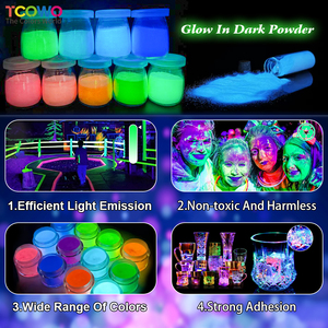 Poudre luminescente à haute luminosité, 8-10 heures <span class=keywords><strong>de</strong></span> phosphorescence, en aluminate <span class=keywords><strong>de</strong></span> strontium des terres rares, pigment <span class=keywords><strong>de</strong></span> revêtement rapide pour lueur dans l'obscurité - Product Image 2
