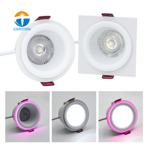 Prix abordable, panneau lumineux LED moderne en PVC acrylique, CCT en option 3000K-6000K, <span class=keywords><strong>spot</strong></span> 8+8W, encastré, plafonnier, éclairage encastré - Product Image 2