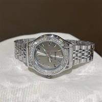 Vente directe du fabricant, montres de haute qualité avec strass, montres luxueuses avec bracelet argenté pour femmes, cadeaux parfaits pour dames
