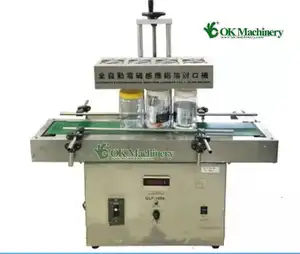 High Speed Automatic Stainless Steel Glass Jar Plastic Bottle Lip Induction Sealer Aluminum Foil Sealing Machine