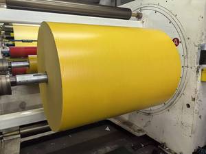 50g 60g <span class=keywords><strong>70G</strong></span> 80g màu vàng glassine Jumbo CuộN Silicone tráng giấy phát hành màu xanh vàng trắng glassine giấy cho ghi nhãn - Product Image 2