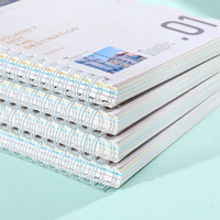 Carnet B5 avec logo personnalisé Cahier de revue à impression personnalisée Planificateur à spirale personnalisé Cahier de journal