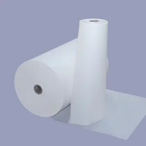Rollo Jumbo de papel de liberación de cristal de silicona recubierto de silicona de doble cara Amarillo Blanco personalizado