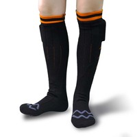 Chaussettes chauffantes hiver chaud motoneige ski chaussettes chauffantes Rechargeable Sport de plein air thermique chauffant chauffe-pieds Ski Sports