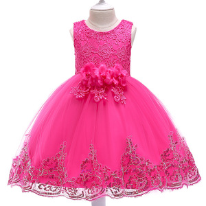 Super Promotion Robe de Bal Bouffante Brodée de Paillettes pour Fille, Robes de Soirée Formelles pour Bébés Filles, Robes de Mariée en Tulle pour Filles - Product Image 3