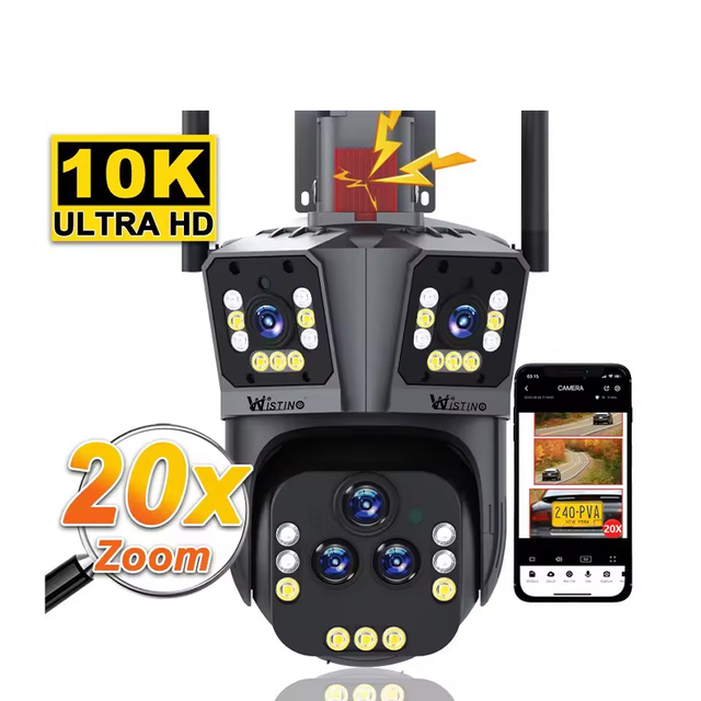 Wistino Outdoor 20X Zoom CCTV Wireless Wifi Camera Two Way Audio Night Vision Security Surveillance Network PTZ Camera