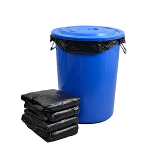 Кухонный 100% кукурузный крахмал/LDPE/HDPE мусорный пластиковый пакет для мусора биоразлагаемые мешки для мусора на рулоне с принтом по индивидуальному заказу