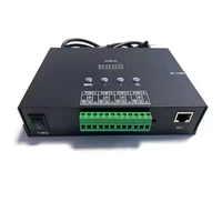 Contrôleur LED Pixel Artnet DMX vers SPI à 4 ports H806SA, prix usine, prend en charge les cartes SD, console DMX512, contrôleur WS2811 UCS8904