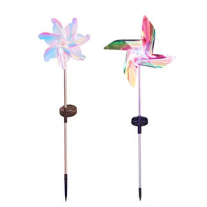 Lampes solaires LED à moulin à vent IP65 personnalisées pour la décoration de jardin et de paysage - Product Image 1