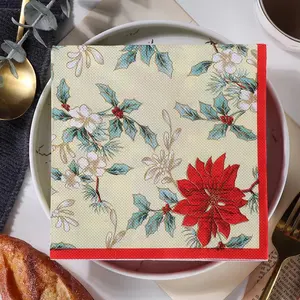 High-quality Printed Paper Napkins Table Decoration Disposable Paper Napkins