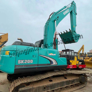 Excavatrice hydraulique sur chenilles KOBELCO SK200 de 20 tonnes pour travaux de construction lourds - Product Image 3