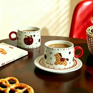 Juego de Tazas de Cerámica con Diseño de Caballito Adorable, con Tapa, Diseño de Dibujos Animados Elegante, Apto para Microondas, Perfecto para Niñas, Ideal para Oficina y Hogar - Product Image 3