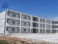 Cabines portables, camp de travail temporaire à distance, maison modulaire en conteneur, hébergement pour camp de raffinerie, pour travaux d'ingénierie civile