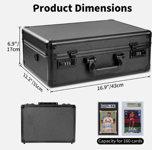 Estuche para Tarjetas Coleccionables con Cerradura de Combinación, Correa e Índices para 160 Tarjetas Coleccionables - Product Image 3