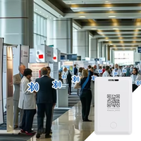 C3 étanche IP67 ultra mince 16 mois rechargeable BLE bluetooth Ibeacon Eddystone Card