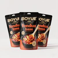 Sachet Doypack haute résistance à la chaleur pour repas prêts à consommer, soupes et sauces, emballage stable pour autoclave