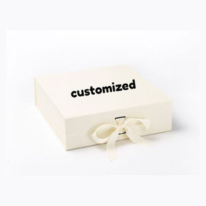 Scatole Regalo di Lusso Personalizzate in Cartone Rigido Magnetico Pieghevole Riciclabile con Logo Personalizzato UV Spot per Abiti da Sposa e <span class=keywords><strong>Abbigliamento</strong></span> - Product Image 2