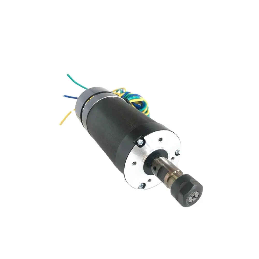 48V 500W Air Cooling Spindle Brushless Motor & 57ミリメートルClamp & Speed Governor ER11