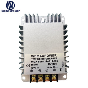 Caricabatterie Wemaxpower Impermeabile da <span class=keywords><strong>Batteria</strong></span> a <span class=keywords><strong>Batteria</strong></span> 9-16V a 14.6V Corrente di Carica Massima 10A DC-DC per Batterie <span class=keywords><strong>al</strong></span> <span class=keywords><strong>Litio</strong></span> LiFePO4 - Product Image 5