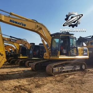 Excavatrice d'occasion Komatsu 200-8, marque japonaise d'origine, 20 tonnes, sur chenilles en caoutchouc, grande taille, modèle 2022, godet de 1,0 m - Product Image 2