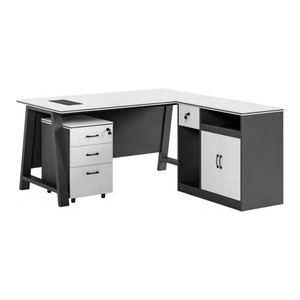 Moderne Houten Kantoormeubilair Executive <span class=keywords><strong>Computer</strong></span> Desk Eenvoudige Baas Ceo Medewerker Bureau <span class=keywords><strong>Computer</strong></span> Tafel - Product Image 6