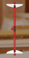 Nouvel outil de mesure pour marches d'escalier en bois de chêne 2026, outil de découpe et de marquage pour marches d'escalier, outil de marquage pour la découpe de planches de bois, règle de mesure pour marches d'escalier