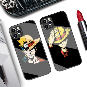 Funda de teléfono con estampado de Anime para <span class=keywords><strong>Iphone</strong></span>, <span class=keywords><strong>11</strong></span> Pro, X, Se2020, Coque Glass, A51, S20, P40lite - Product Image 1
