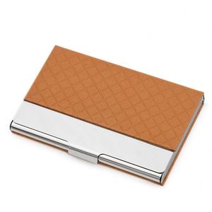 ที่ใส่นามบัตร PU กล่องใส่นามบัตรสแตนเลส ของขวัญทางธุรกิจ - Product Image 4