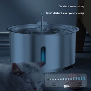 For New Charge 304 Stainless Steel <strong>Pet</strong> Water Dispenser 11L Automatic Circulation Filtered Fresh Water Solid Cat Dog Drinking - Product Image 5