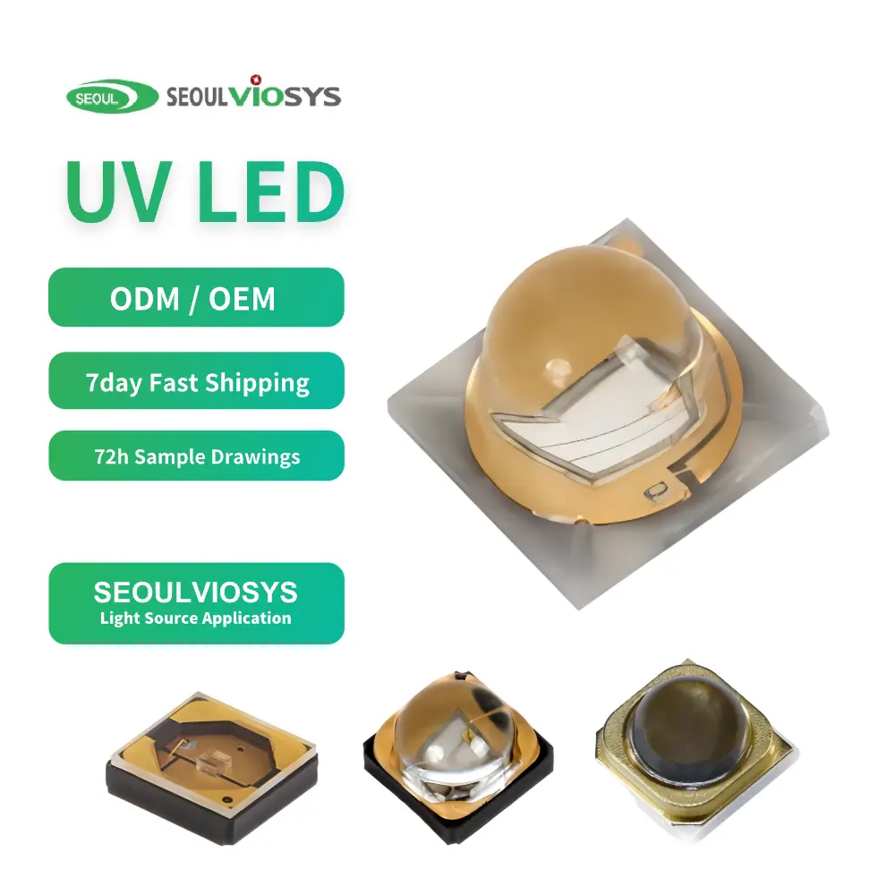 서울 비오시스 인쇄 및 접착제 경화 고출력 SVC SMD3535 365nm UVA LED