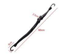 Sangles de casque élastiques rétractables de luxe 60CM pour motos, crochets d'accessoires rétractables, filet de bagages, sangle de fixation pour motos