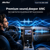 Autoradio Android Meihua 7 pouces avec Carplay sans fil, GPS, support de tableau de bord, lecteur multimédia, 1 an de garantie pour Ford F150 2004-2008