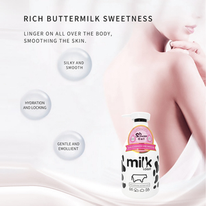 Goat Milk Rose Fruit Tea Tree <strong>Body</strong> Wash Sulphate Free Skin Whitening <strong>Moisturising</strong> Niacinamide Exfoliating Shower Gel for <strong>Men</strong> - Product Image 2