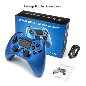 Cần điều khiển từ xa rung kép 6 trục con quay hồi chuyển cảm biến âm thanh jack trò chơi gamepad điều khiển không dây cho Sony <span class=keywords><strong>PS4</strong></span> P4 Pro Slim - Product Image 2