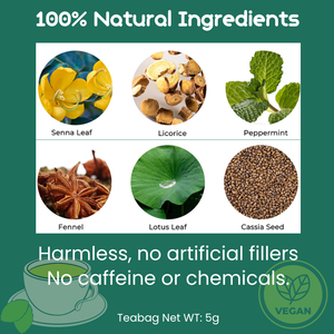 Thé détoxifiant pour le ventre à l'oolong, au <span class=keywords><strong>moringa</strong></span>, au <span class=keywords><strong>gingembre</strong></span> et au séné, cure de 15 jours - Product Image 2