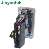 JY Factory Venta al por mayor en stock: Aceptador de monedas electrónico JY-388 con marco LED para máquinas recreativas, expendedoras y de garras