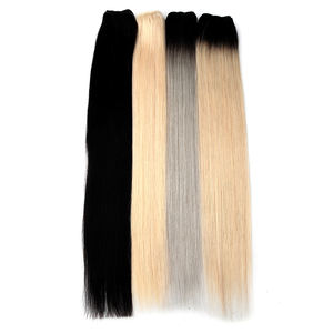 Extensions de cheveux invisibles Genius Weft, tissage plat en soie coupable, cheveux vierges sans perte, qualité salon haut de gamme, 100% cheveux Remy - Product Image 2