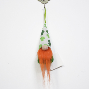 Attiigny 2026 Gnomo Verde di San Patrizio da Appendere, Mini Peluche Tomte per la Festa di San Patrizio con Ornamento Trifoglio Nisse - Product Image 5