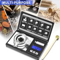 Mini balance électronique de poche de haute qualité 0,001 g/50 g, balance numérique pour bijoux, acier inoxydable, écran LCD