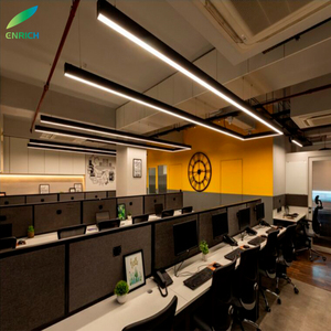 Indoor Linear LED <strong>Light</strong> Pendant <strong>Ceiling</strong> 20w 40w 60w Black <strong>Silver</strong> Surface Mount LED Linear <strong>Light</strong> - Product Image 2