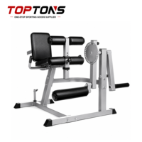 Machine à extensions et flexions de jambes à charge libre TOPTONS, personnalisable OEM/ODM, équipement de musculation multifonction pour les jambes