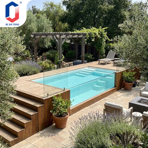 Piscine hors sol en acier de haute qualité pour villa et maison d'hôtes, loisirs adultes, taille personnalisée, installation rapide - Product Image 1