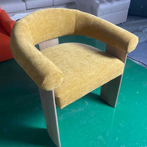 Sillas de Comedor y Sala de Estar Tapizadas en Tela, Sillas de Descanso con Brazos Tapizados - Product Image 6