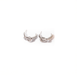 Pendientes de Nudo de Acero Inoxidable 316L, Chapados en Oro PVD, Resistentes, Sostenibles, Joyería de Moda - Product Image 2