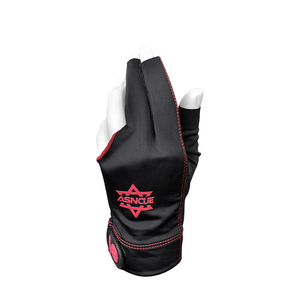 ASN STS 3 Finger Nylon Adjustable Elastic Breathable Non-Slip Wear Resistant Left Hand Billiard Pool Cue Glove Factory Vietnam - Product Image 1