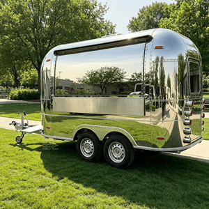 Outdoor Coffee Cart Commercial Coffee Cart Coffee Bar Cart Coffee Shop Truck Food Truck With Full Kitchen - Product Image 1