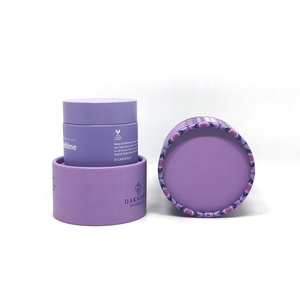 Wholesale Luxury Custom pink Frosted Color Printed <b>Moisturizing</b> Cream Cosmetic Packaging 50g Glass Jar with Plastic Cap - Product Image 4