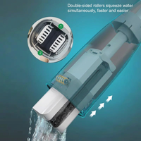Serpillère en éponge super absorbante, serpillère en éponge non-PVA anti-durcissement pour un nettoyage en profondeur des sols domestiques